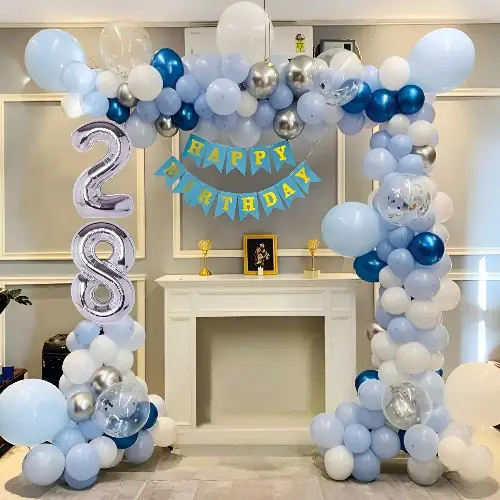 Balloon ceiling decor sample